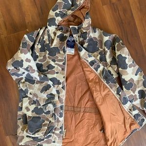 COLUMBIA MENS CAMO JACKET (Vintage x Colum…
